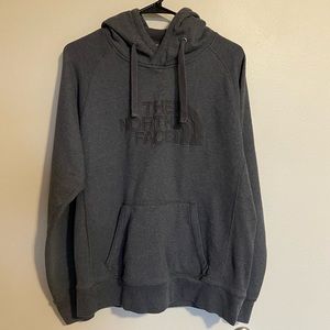 North Face gray hoodie